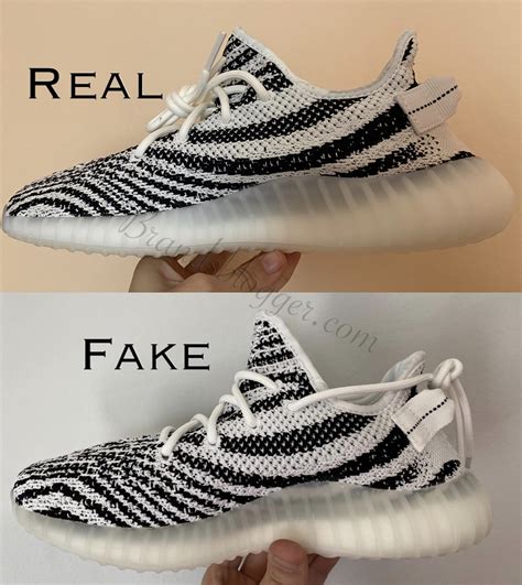 zebra yeezy fake